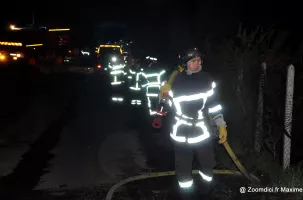 Le feu s’est propagé à environ 10m2 de plancher de la pièce