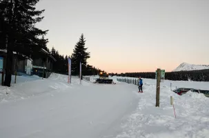 En ce moment, les 52 km de pistes nordique du Mézenc sont praticables en accès libre.