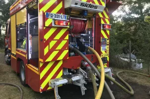 L’équipe risques technologiques des pompiers n’a pas pu faire de prélèvement.