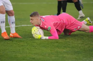Le Puy foot en 1/16e de la Coupe de France contre Lorient le 6 mars 2021 à Massot.