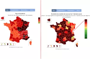 Le taux d’incidence a bondi à 237 cas pour 100 000 habitants au 08/01/2021 en Haute-Loire.