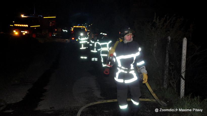 Le feu s’est propagé à environ 10m2 de plancher de la pièce